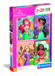Dėlionė 2in1 Clementoni Disney Princess 24092, 27 cm x 18.5 cm, 40 vnt.