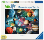 Dėlionė Ravensburger Planetarium, 50 cm x 70 cm, 500 vnt., įvairių spalvų