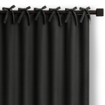 Naktinė užuolaida Restilo Carli, juodos, 140 cm x 250 cm