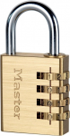 Pakabinama spyna Masterlock 604EURD, aukso sp., 40 mm