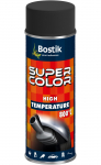 Aerozoliniai dažai Bostik Super Color High Temperature, kar&scaron;čiui atsparūs, pilka sp., 0.4 l