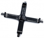 Adapteris Watercool MO-RA X-Splitter for Noctua NF-A20, 10.5 cm, juoda
