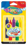 Kreidelės Colorino Bath Crayons 67300PTR, įvairių spalvų, 5 vnt.