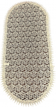 Stalo takelis ovalas Mariall GB01-3, smėlio sp., 70 x 140 cm