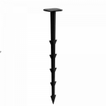Tvirtinimo smeigtukas-inkaras Bradas Solid, 25 cm, 25 cm, plastikas, juoda sp., 50 vnt.