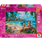 Dėlionė Schmidt Disney Dreams Collection Minnie & Mickey In Hawaii, 49.3 cm x 69.3 cm, 1000 vnt., įvairių spalvų