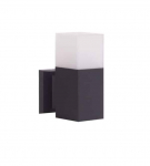 Sieninis lauko &scaron;viestuvas Su-Ma Cube Max, 20W, E27, IP44, juodas, 10 cm x 22 cm