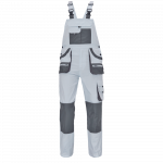 Darbinis puskombinezonis vyrams Fridrich & Fridrich FF Carl BE-01-004, balta/pilka, 60 dydis