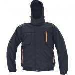 Darbinė striukė vyrams Safeworker Zul, juoda, XL dydis