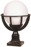 Pastatomas lauko &scaron;viestuvas Opviq BSU-68080-BSY-M5-KOP, 60W, E27, IP65, juoda sp., 23 cm x 35 cm