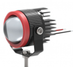 Automobilio lemputė, led, juoda sp./raudona sp., 12 V