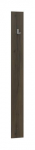 Sieninė drabužių kabykla Nepo Plus, 135 cm, ruda