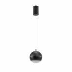 &Scaron;viestuvas kabinamas Domoletti ERRA, LED, 3000 &deg;K, 0 x 5 W, juoda sp.