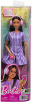 Lėlė Mattel Barbie Fashionistas, 29 cm, violetinė sp.
