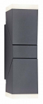 Sieninis lauko &scaron;viestuvas Paul Neuhaus Ryan, 12W, LED, IP54, antracito sp., 11 cm x 16.5 - 22 cm