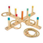 Mėtymo į taikinį žaidimas Miniland Ring Challenge, 50 cm x 49.5 cm, ruda sp.