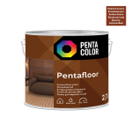 Grindų dažai Pentacolor Pentafloor, raudonai ruda sp., 2.7 l
