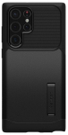 Telefono dėklas Spigen Slim Armor, Samsung Galaxy S22 Ultra, juoda sp.