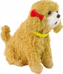 Žaislinis gyvūnas Lean Toys Dog Poodle 12704, 19 cm, ruda sp.