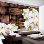 Fototapetas Artgeist Blooming Orchids 4XLNEW010875, 280 cm x 400 cm