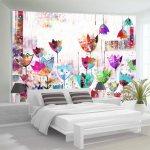 Fototapetas Artgeist Colorful Tulips, 70 cm x 100 cm