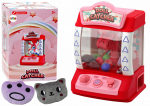 Interaktyvus žaislas, žaislinis prizų gaudymo automatas Lean Toys Doll Catcher, 20 cm, rožinė