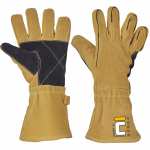 Darbo pir&scaron;tinės suvirintojų Cerva Calandra, suaugusiems, juoda sp./geltona sp., 11