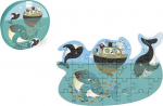 Dėlionė Scratch Europe Orcas, 22 cm x 31 cm, 31 vnt., įvairių spalvų
