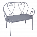 Lauko suoliukas 4IQ Romantic, pilka sp., 102.8 cm x 57 cm x 87.2 cm