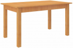 Valgomojo stalas i&scaron;skleidžiamas ADRK Rodos 25, alder, 140 - 180 cm x 80 cm x 76 cm