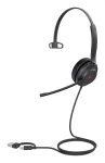Laidinės ausinės Yealink Mono Teams USB-C/A 1308142, juoda sp.