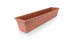 Balkoninis vazonas Plastkon Garden 41105612, plastikinis, 78 cm x 17 cm, ruda sp.