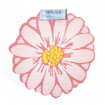 Vonios grindų kilimėlis Okko Flower M9304, rožinė sp., 65 cm x 65 cm
