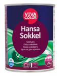 Fasado dažai Vivacolor Hansa Sokkel, balta sp., 0.9 l