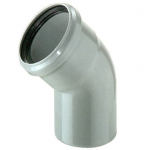 Alkūnė vidaus kanalizacijai Bees, 50 mm, 45 &deg;