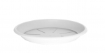 Lėk&scaron;telė vazonui Plasticotto, balta sp., 33 cm