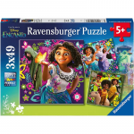 Dėlionė 3in1 Ravensburger Disney Encanto, 21 cm x 21 cm, 147 vnt., įvairių spalvų