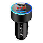 Automobilinis įkroviklis WF024, 2 x USB, juoda