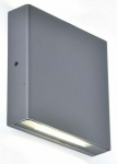 Sieninis lauko &scaron;viestuvas Lutec Pili, 8.5W, LED, IP54, pilka sp., 14 cm x 14 cm