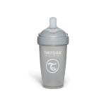 Kūdikių buteliukas Twistshake Pro Double, 260 ml, 2 mėn., pilka sp.