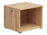 Pastatoma lentyna Black Red White MultiDo, artisan oak sp., 35 cm x 45 cm x 40 cm