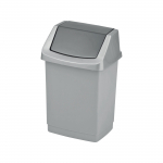 &Scaron;iuk&scaron;liadėžė Curver 4043 / R050884, sidabro sp./pilka sp., 15 l, 43.8 cm x 23.5 cm