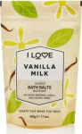 Vonios druska I Love Vanilla Milk, 500 g
