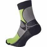 Kojinės vyrams Cerva Knoxfield Basic, juoda/geltona, 45-46 dydis
