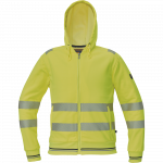 Džemperis vyrams Cerva Sheldon HV, geltona sp., XXXXL dydis