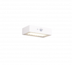 Sieninis lauko &scaron;viestuvas Reality Elvas, 3W, LED, IP65, baltas, 13.8 cm x 3.6 cm