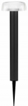 Pastatomas &scaron;viestuvas su saulės baterija LED Line Suntis, 0.8W, IP54, juoda sp.