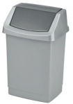 &Scaron;iuk&scaron;liadėžė Curver Click-It, sidabro sp., 25 l, 50.5 cm x 32.5 cm