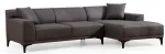 Kampinė sofa Hanah Home Petra 560ARE1607, antracito sp., de&scaron;ininė, 250 x 145 cm x 69 cm