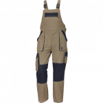 Darbinis puskombinezonis vyrams Cerva Max Summer, ruda sp./juoda sp., 50 dydis